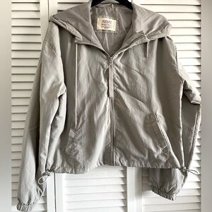 Ashley by 26 International *Silver light Windbreaker Jacket  * XL *